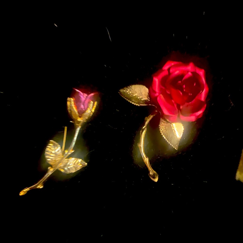 Rose Brooches
